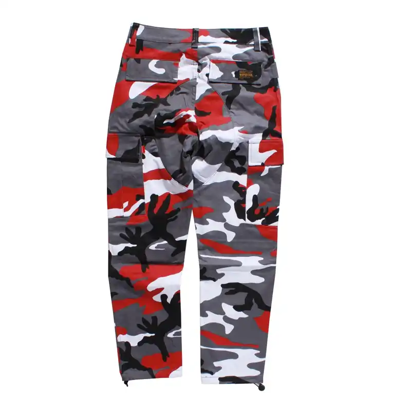 red camo pants mens