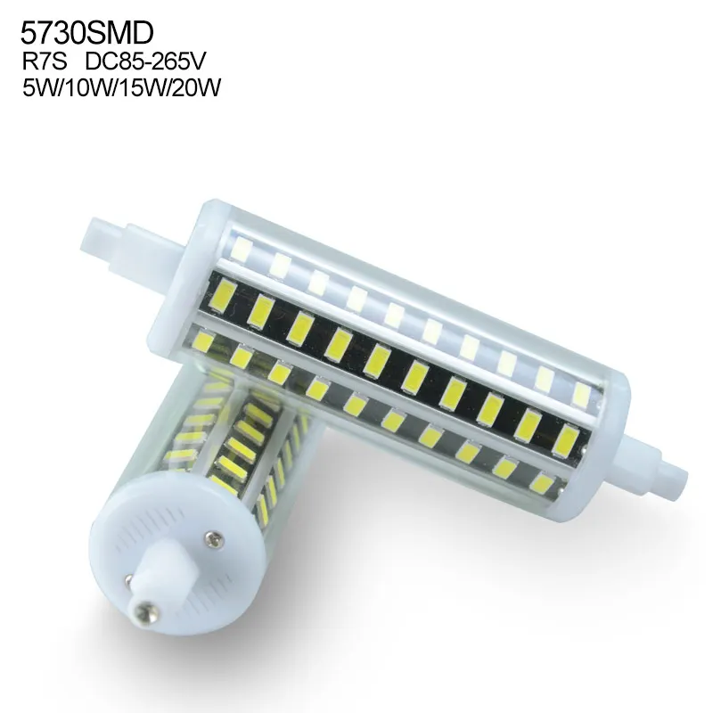 SMD 5730 R7S Высококачественный чип светодиодный прожектор 48 80 96 160LED s 8 сторона