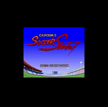 

Capcom's Soccer Shootout 16 bit Big Gray Game Card For NTSC Game Player Drop Shipping