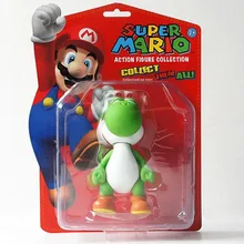 Super Mario Brothers Bros YOSHI 5 font b Toy b font Action Figure New in Box