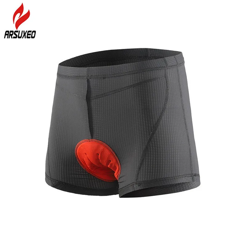 

ARSUXEO Unisex Cycling Shorts Bicycle Bike Underwear Shorts with Sponge Padded MTB Downhill Compression Shorts for Men and Women