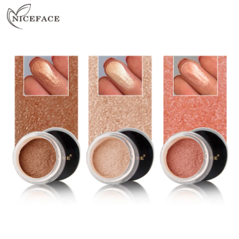 NICEFACE shimmer loose powder highlight makeup powder oil control long