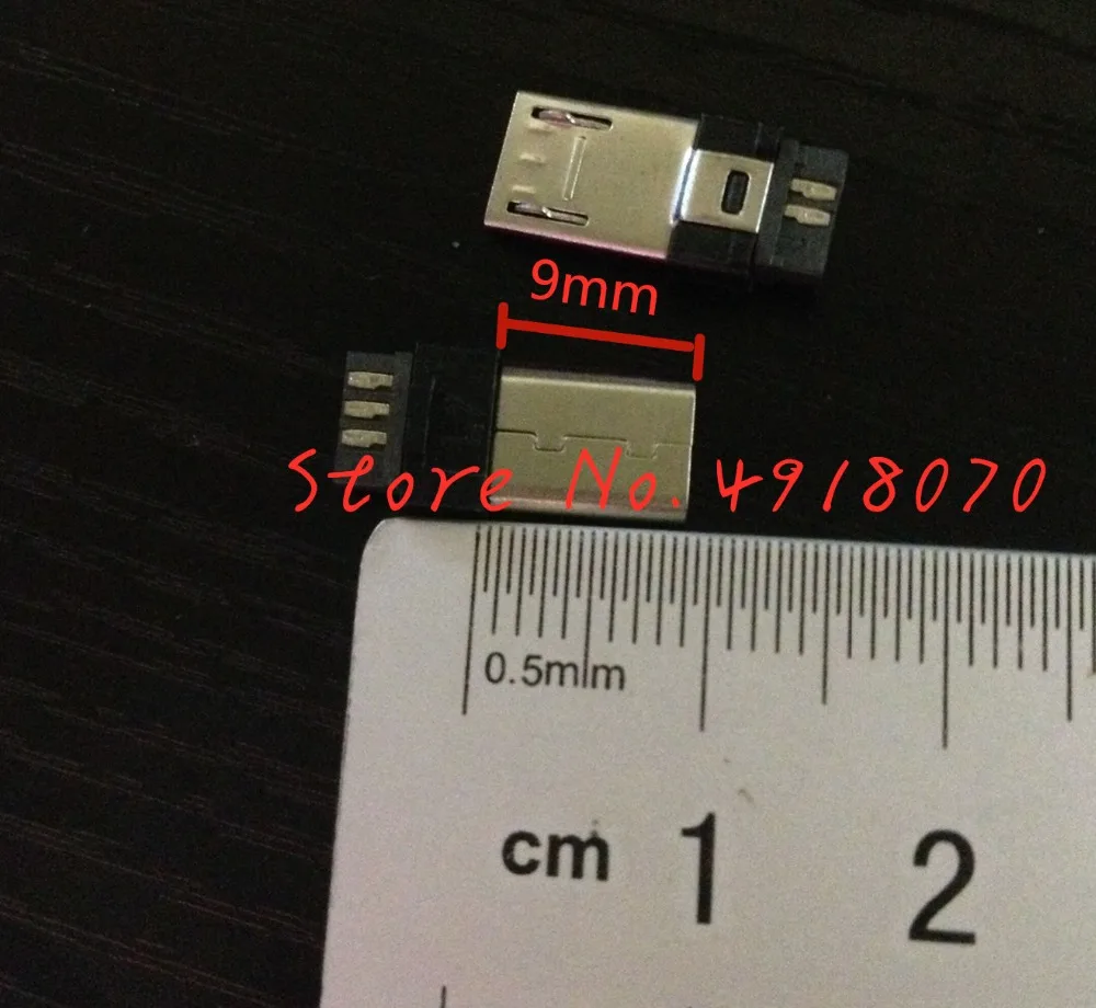 Коннекторы USB 500 шт./лот 5 Pin коннекторы Micro коннектор с пластиковым корпусом