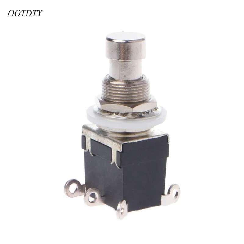 

OOTDTY AC 250V/2A 125V/4A 6Pins DPDT Momentary Stomp Foot Switch for Guitar