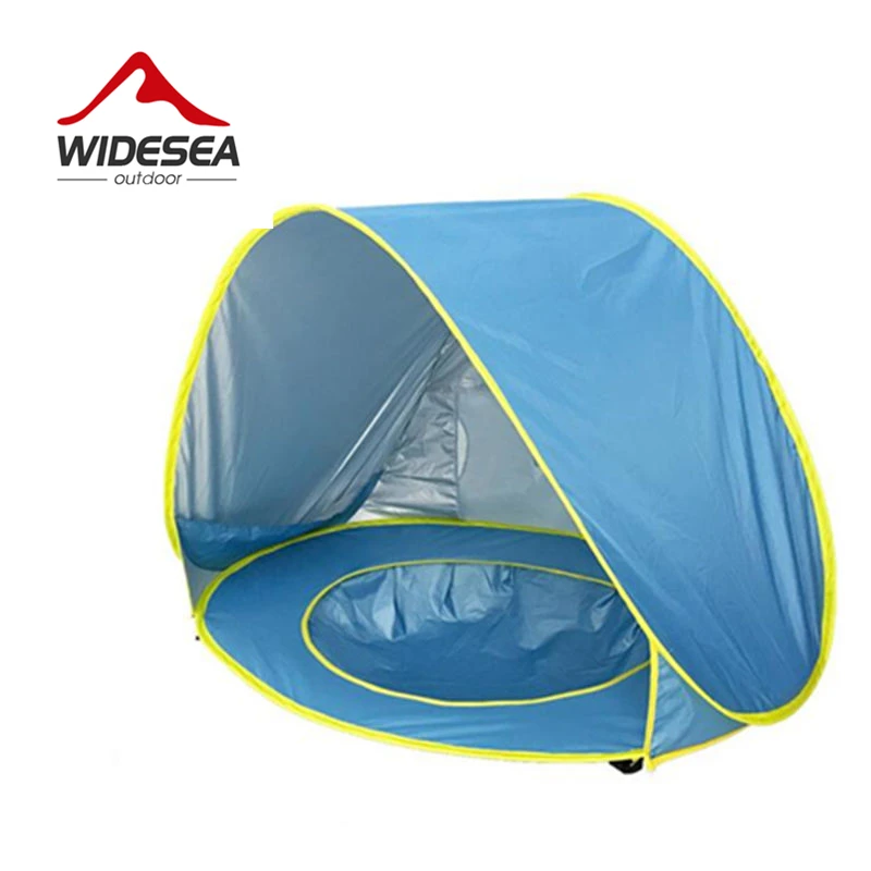 

WIDESEA baby beach tent pop up open beach tent for baby UV-protect quick automotic open for outdoor camping