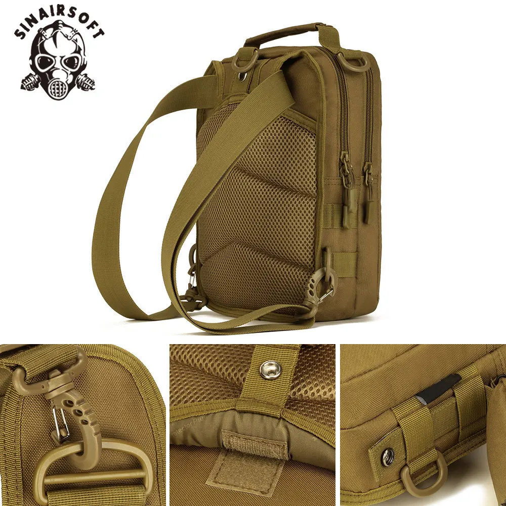 Военный тактический рюкзак SINAIRSOFT Molle нейлоновые рюкзаки через плечо для планшета