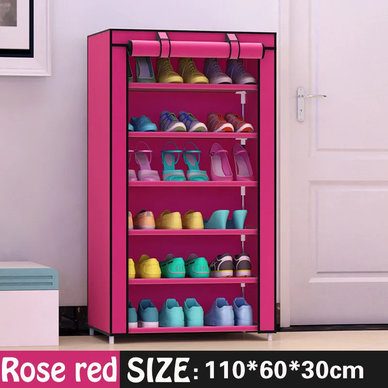 Shoe cabinet 7-layer 6-grid Non-woven fabrics large fashion shoe rack organizer removable shoe storage for living room furniture