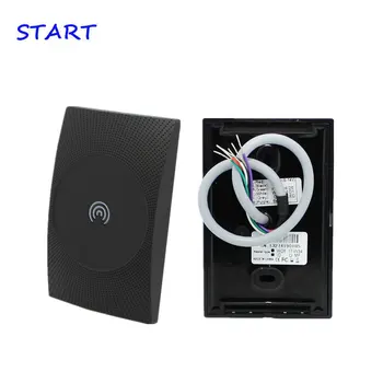 

KR600E Waterproof 125Khz RfId Card Reader wiegand 26 reader for Door access control system Wiegand Id Slave Reader