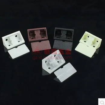 

100pcs Plastic Corner Fitting Plastic Corner Brackets Connector furniture cabinet fittings