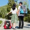 Small Pet Wheel Carrier Dog Cat Portable Strollers Backpack Breathable Puppy Roller Luggage Car Travel Transport Bag ► Photo 2/6