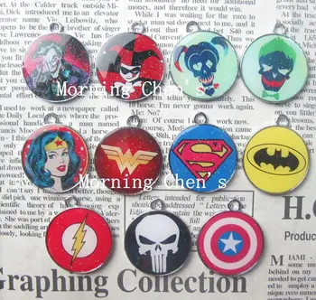 

Free shipping 30 pcs hero Metal Charms Jewelry Making Pendants DIY Y-6