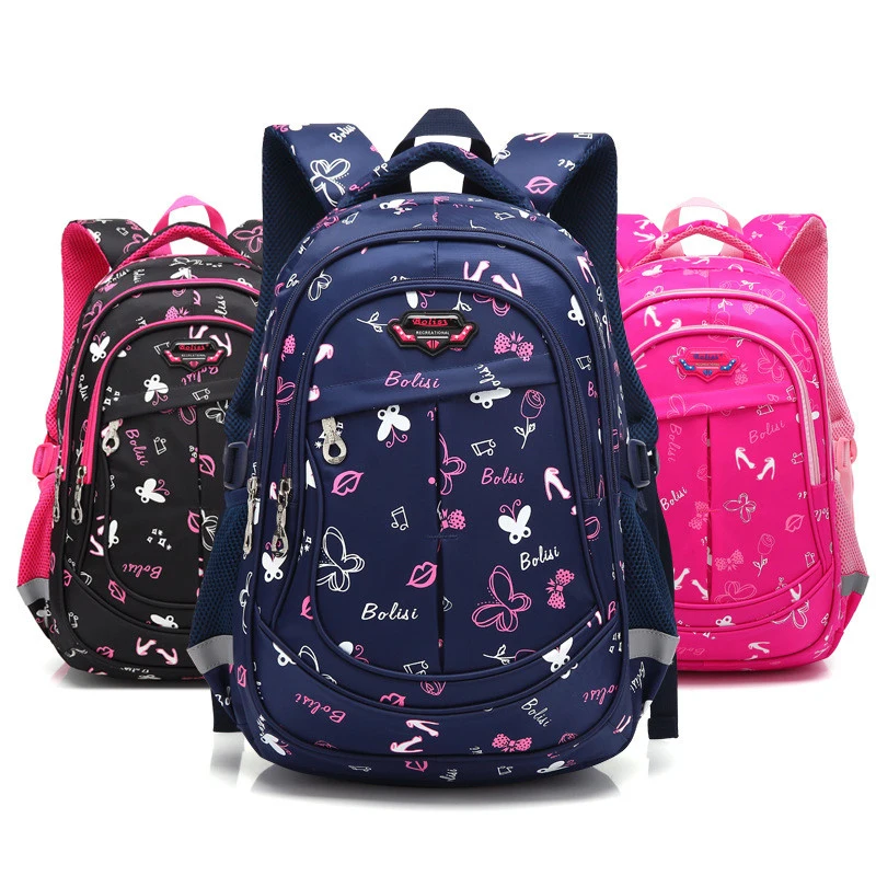 

New Children Schoolbags for Girls Primary School Book Bag Enfant Children School Bags Printing Backpack Orthopedic Backpack