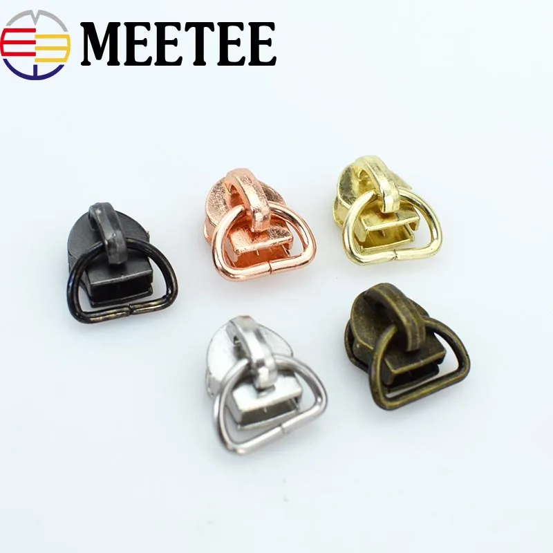 Meetee 5# PVC Nylon Zippers for Sewing DIY Zip Sports Raincoat Pencilbag Cosmetic Bag Zipper Garment Sewing Accessories