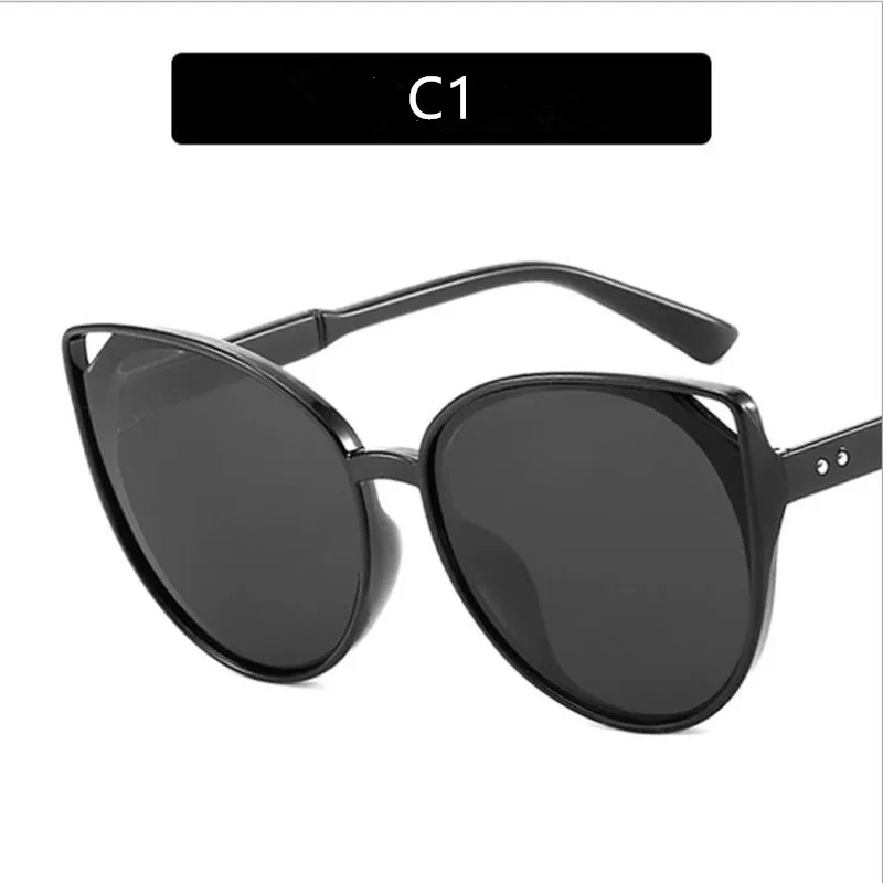 2019 Luxury Brand Design Women Cat Eye Sunglasses Outdoor Sports Driving Glasses Sexy Fashion Female Sunglasses Mirror UV400