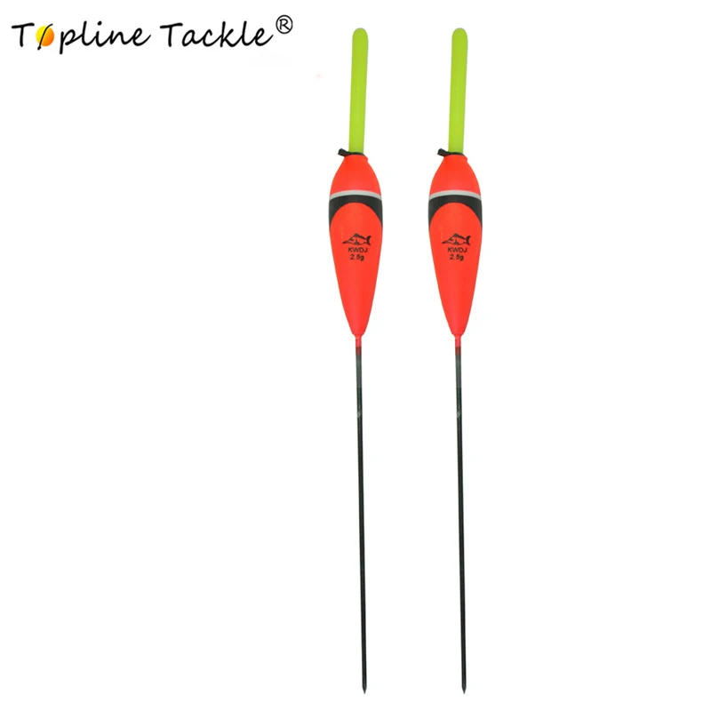 

Topline Tackle Fishing Float Bobber Buoy Carp For Stick Set Fish Floats Light 2.5g/10pcs Fishing Vertical Bobbers Pesca