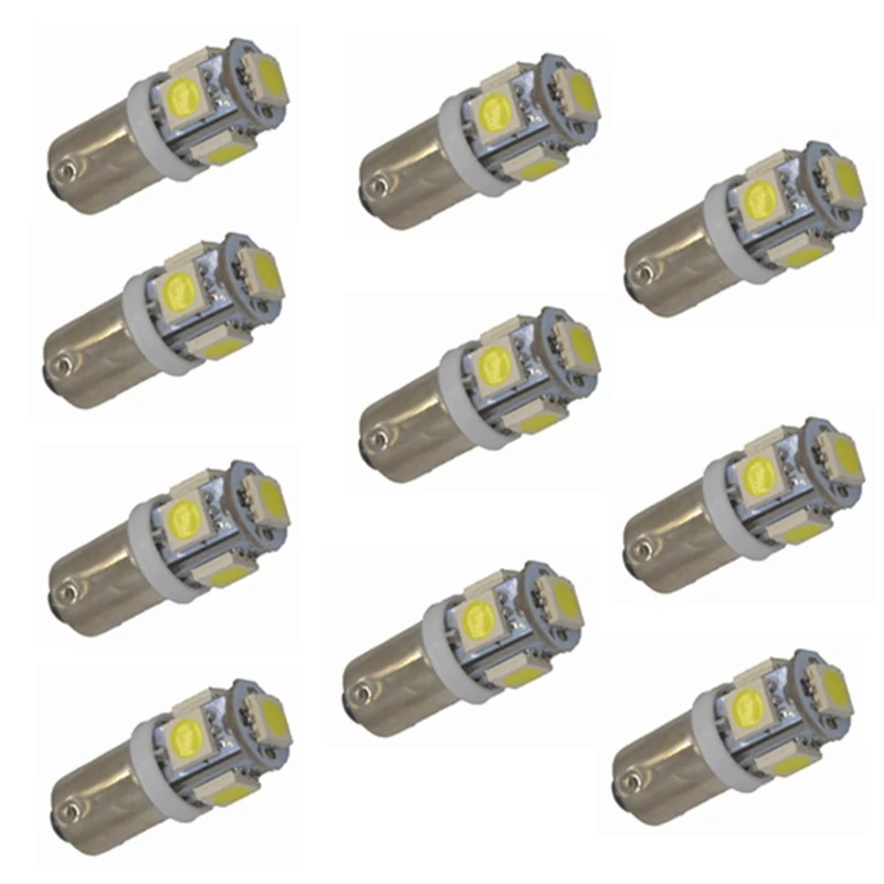 10 шт Высокое качество BA9S 434 T4W 5 светодиодный 5050 SMD H6W авто Интерьер Лампы для чтения