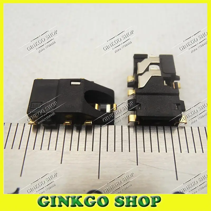25PCS/LOT Communly use Laptop mobile phone Audio jack 3.5mm Headphone Jack 6 SMT DIP Pins bevel 
