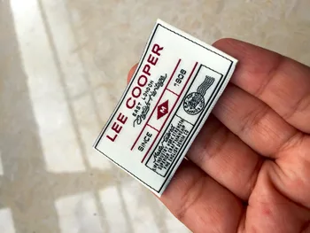 

Custom cut folded clothing labels custom private brand woven labels and tags DSLBP03 (Please see instructions)