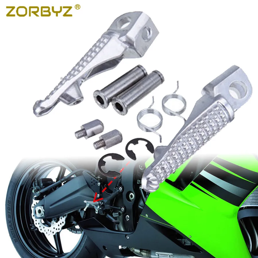 Front Footrest Footpeg Fit For Kawasaki Z 1000 2007 13 ER6N ER6F NINJA