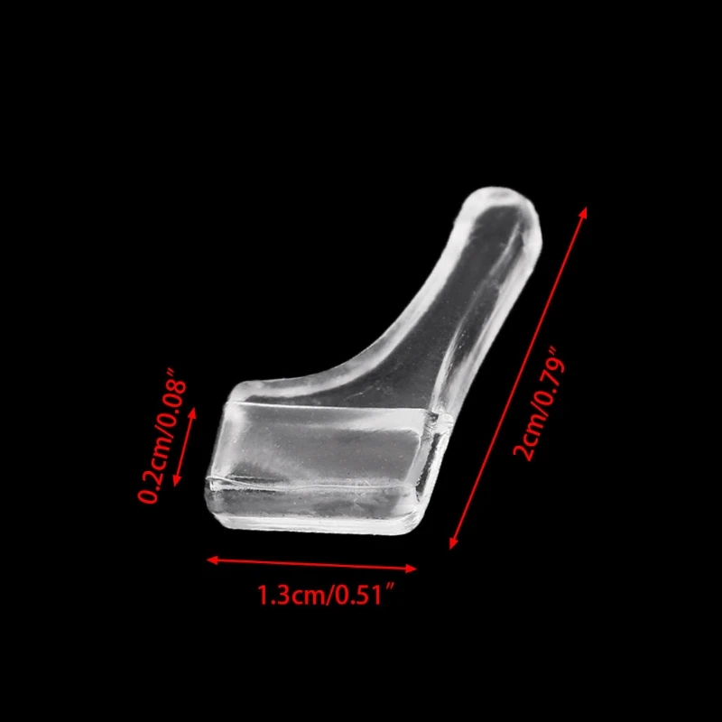 10 пар Прозрачный Ушные крючки s очки нога Нескользящие ПВХ держатель храм наконечник мягкий Ушные крючки дропшиппинг
