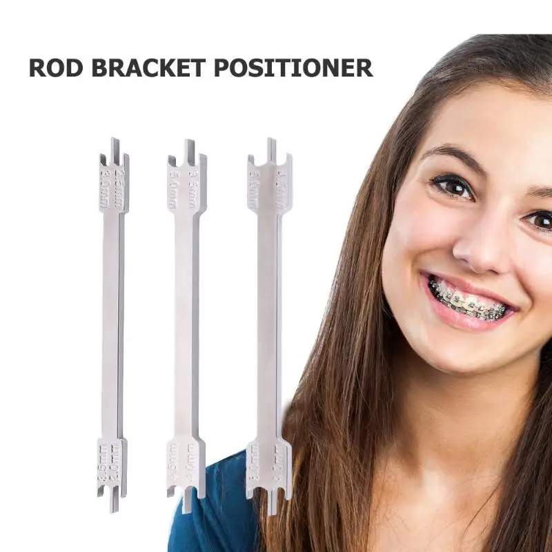 

3 Sizes Dental Brackets Gauge Locator Stainless Steel Rod Dental Orthodontic Positioner Teeth Instruments Tool Oral Care