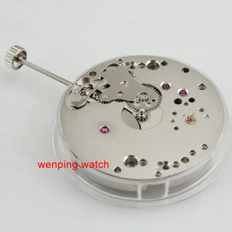 Чехол для часов P439 17 Jewels с азиатской ручной обмоткой 6498 классический часовой