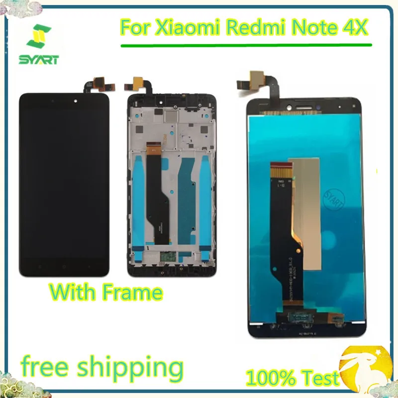 

100% Tested 5.5'' LCD Display For Xiaomi Redmi Note 4X LCD Display With Touch Screen Digitizer Assembly For Snapdragon 625