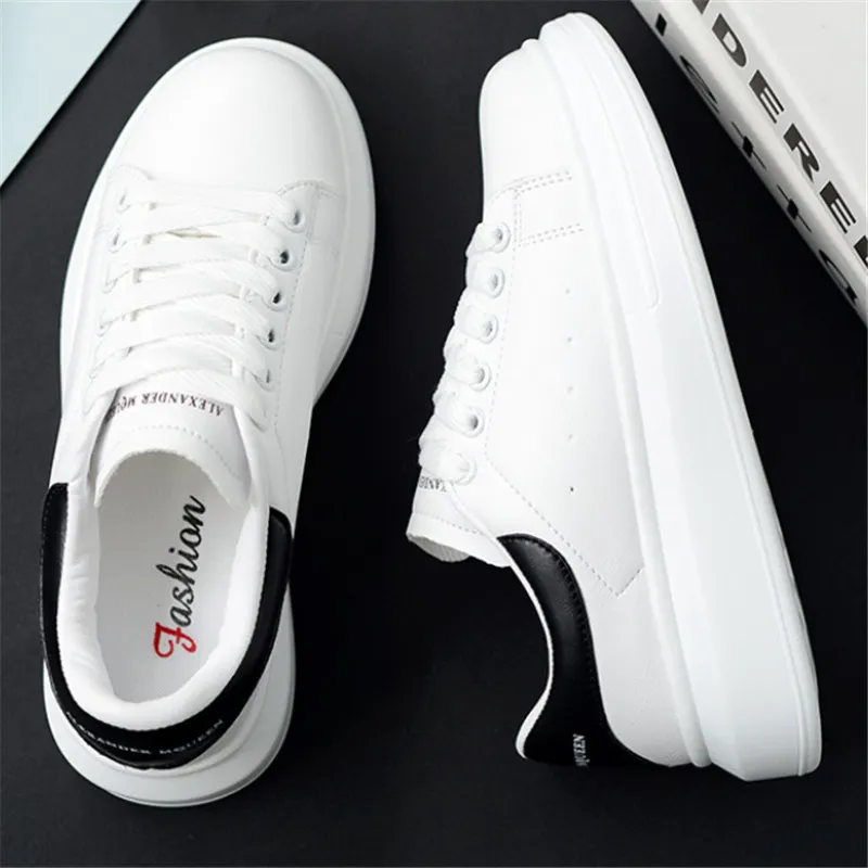 

2019 shoes woman zapatillas muje platform sneakers women White black casual tenis feminino Brand Flat shoes men tenis masculino
