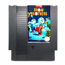 Снег братья 72 шпильки карточная игра для 8-битный игровой плеер