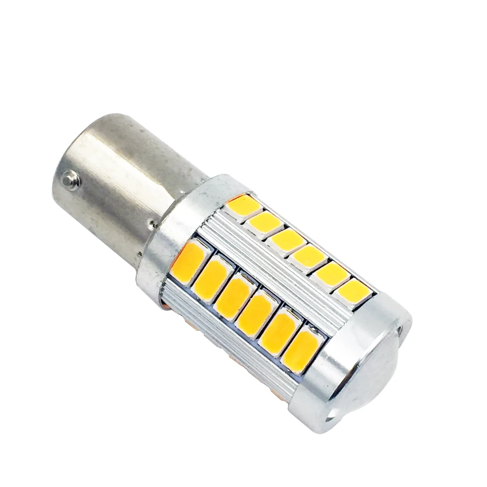 YSY 100X1156 P21W BA15S 33 SMD 5630 5730 светодио дный автомобилей резервного резервной света тормоз двигателя Лампа дневного времени ходовые огни белый красный желтый