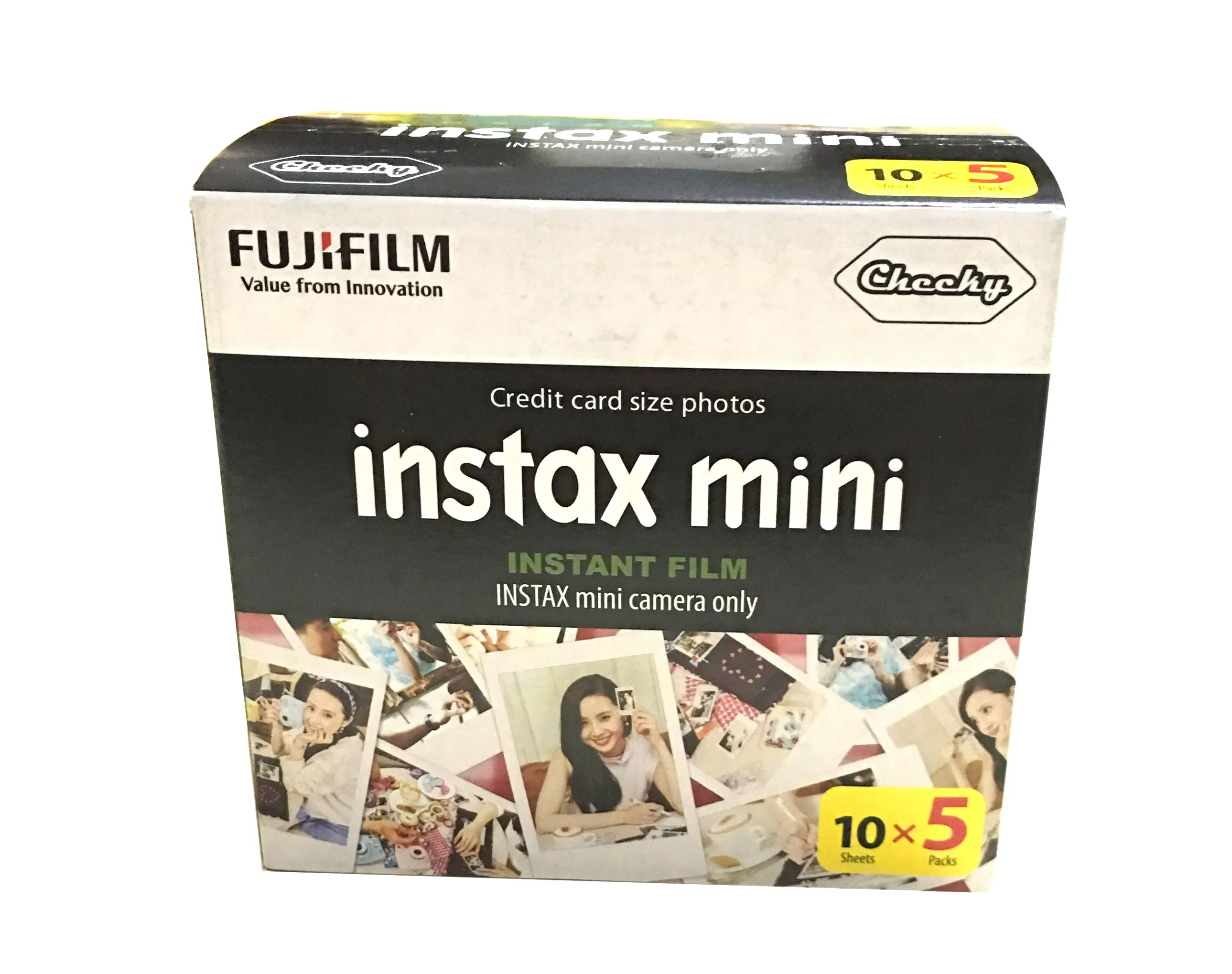 Genuine Fujifilm Instax Mini Film White Edge 50 Sheets For Fuji Instax mini 8 7s 25
