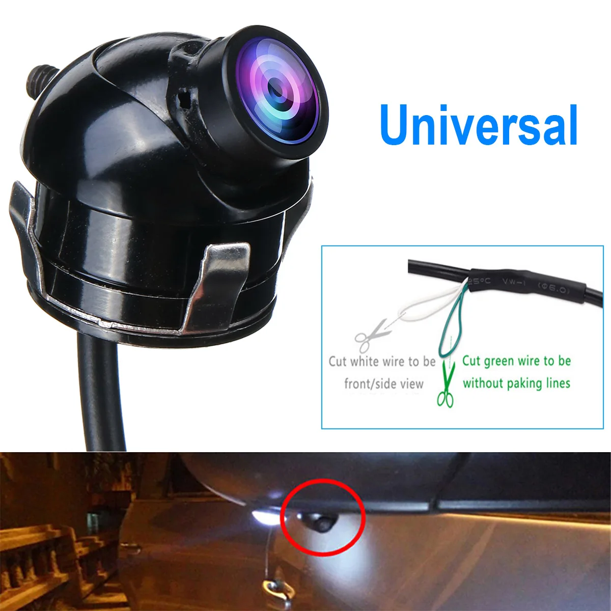 360 градусов Автомобильная камера заднего вида ночного видения зеркало заднего вида изображение передний правый левый вид резервная камера авто парковка монитор