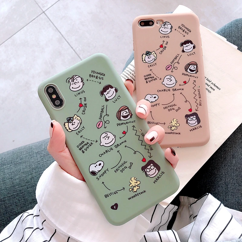 

Cute Cartoon PEANUTS Silicone Case For Huawei Mate 20 Pro Mate 10 Back TPU Cover For Huawei P30 P20 Pro Cases Etui Coque