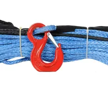 12 мм x 40 м СВМПЭ Синтетический трос лебедки с крюком для 4x4/ATV/UTV/SUV/Внедорожный восстановления