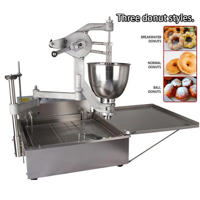 

220V Semi-automatic Commercial Donut Machine Flower Donut/Ring Donut/Ball Donut Maker Machine Manual&Electric Machine