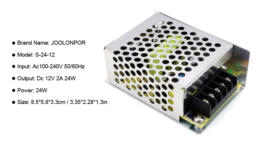 12V 24W power supply