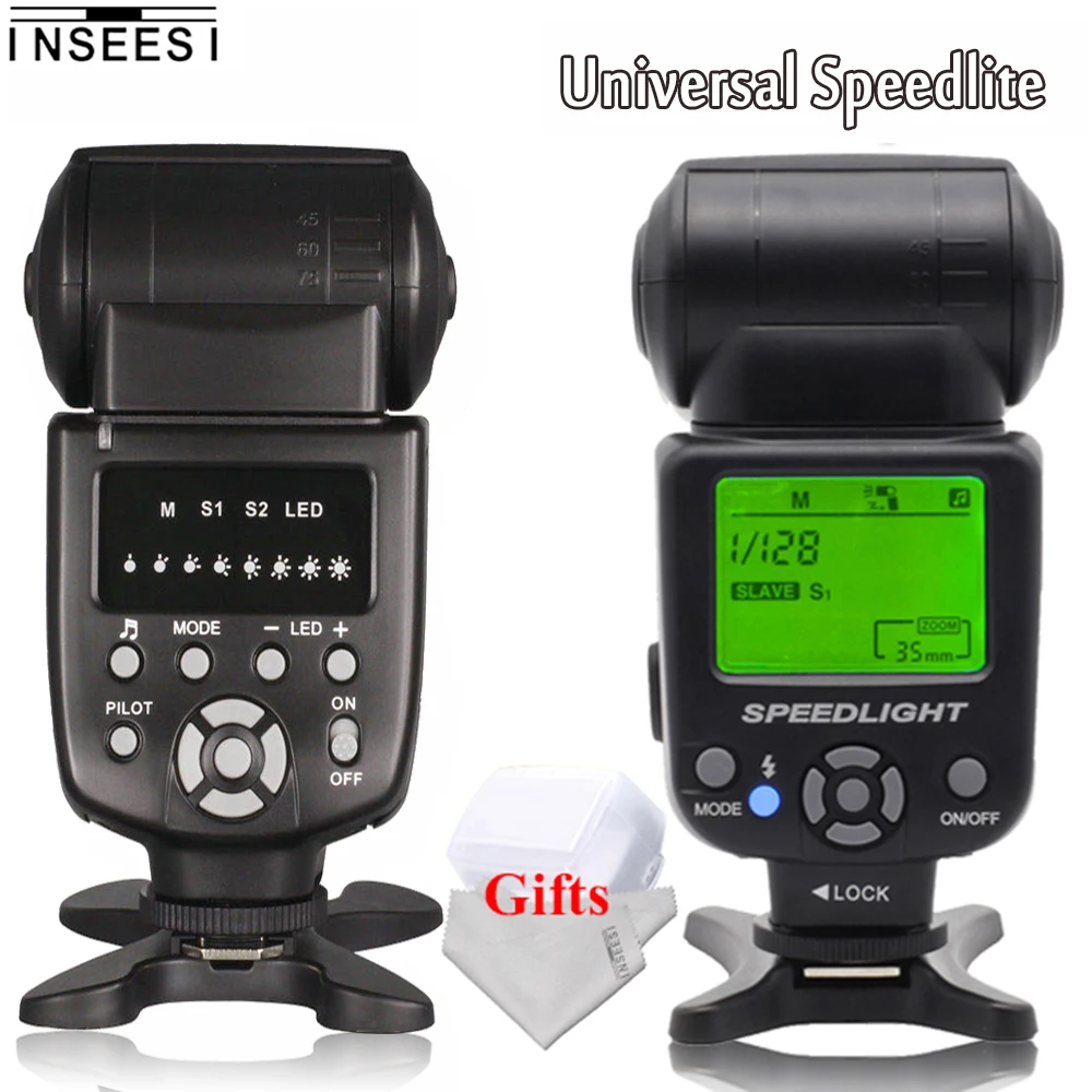 

INSEESI IN560IV Camera Flash Speedlite OR IN-560IV PLUS Wireless M/S1/S2/For Canon 5D2 5D Mark II Nikon D80 D70 Pentax Sony DSLR