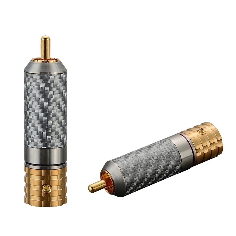 Viborg 4pcs Hi End RCA Plug Pure Copper