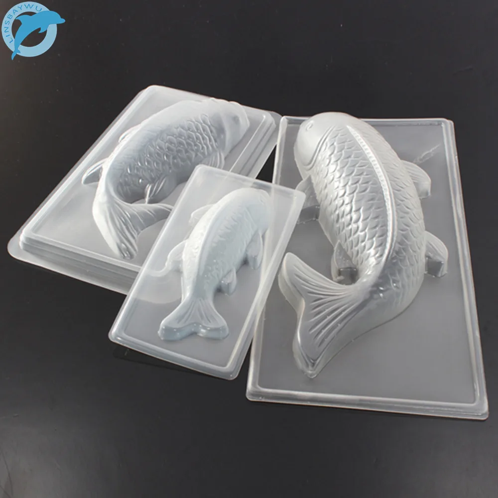 LINSBAYWU карп Cyprinoid Fish 3D форма для шоколадного торта желе Sugarcraft инструмент выпечки|cake