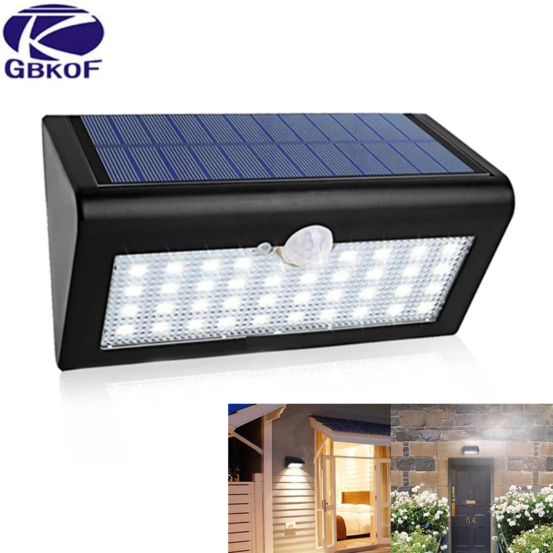 

LED Solar Power 36LEDs PIR motion sensor Solar Street light 3 modes Outdoor light Waterproof Energy Saving Yard Path Home Garde
