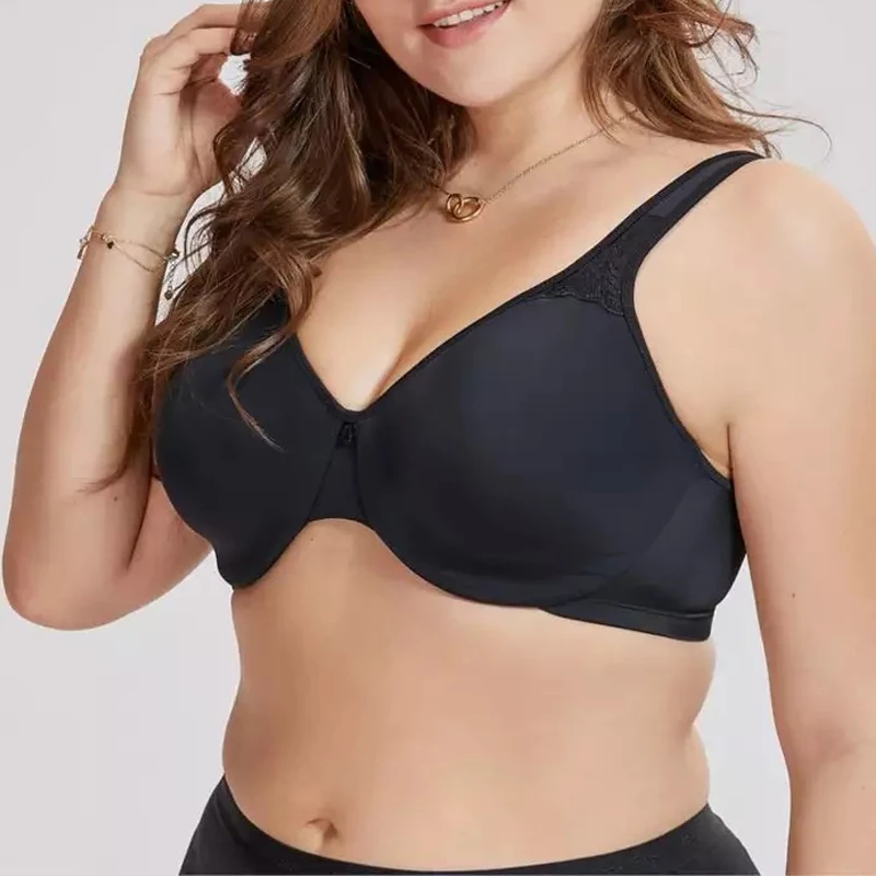 

Women's Smooth Full Figure Underwire Seamless Minimizer Bra Plus size