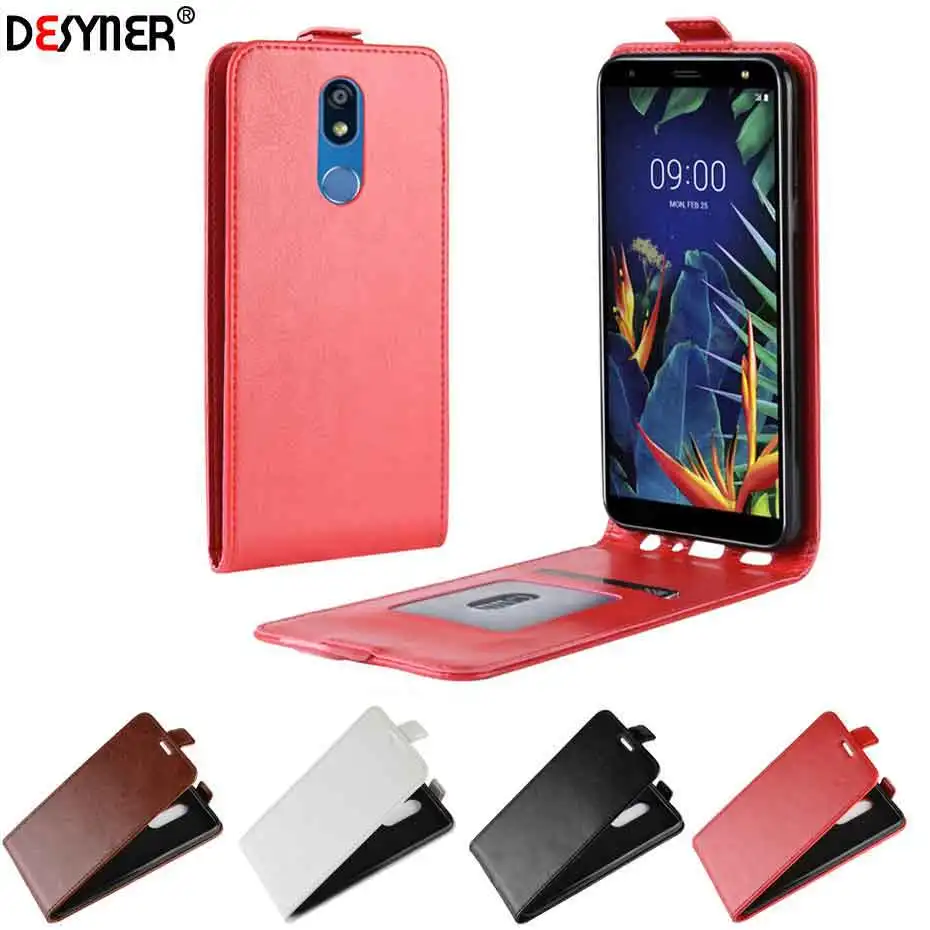 

Desyner Luxury Vertical Flip Cover for LG K40 PU Leather Case for LG K40 K 40 Cover Coque Flip Wallet Leather Case