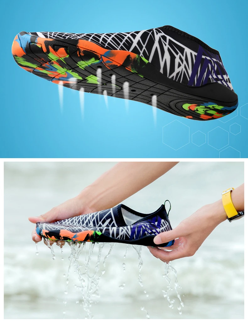 Мужская пляжная водонепроницаемая обувь; Уличная обувь для плавания; спортивная обувь; легкие слипоны; обувь для плавания; tenis feminino esportivo