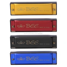 Пчела губная гармоника рот орган 10 отверстий 40 Тон C Ключ музыкальный инструмент детская игрушка# HC6U# Прямая поставка