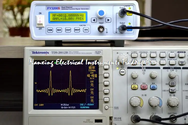 Цифровой DDS двухканальный функция источник сигнала Генератор произвольной формы/импульсный частотомер 12 бит Синусоидальная волна 20 МГц