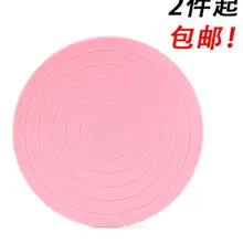 100 шт/партия, 14 см, пластмассовый Вертушка для торта DIY, вращающееся украшение, вращающаяся подставка, платформа, поворотный стол, Круглый Cak