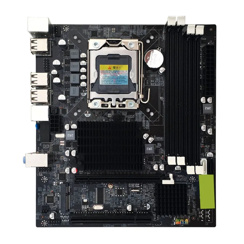 

VAKIND Desktop Motherboard For Intel X58 LGA 1366Pin DDR3 Motherboard With 6 Channel For PS/2 Interface