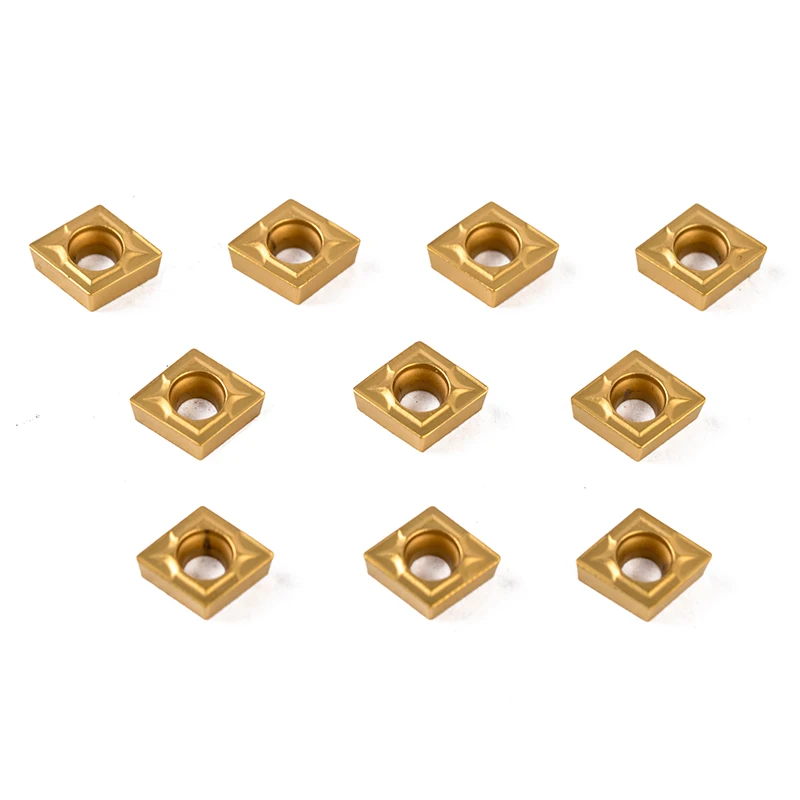 1 Set CNC Lathe Turning Tool S06K SCLCL06 Holder 6x125mm Steel Boring Bar + 10pcs CCMT060204 Carbide Inserts Blades + T8 Wrench