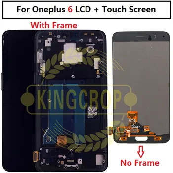 

Oneplus 6 LCD Display Screen Touch Panel Assembly Original Tested One plus 6 LCD Display Digitizer Display + Frame OnePlus 6 LCD