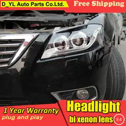 DY_L Автомобиль Стайлинг фара для Toyota Camry 2009-2010 светодиодный фары DRL H7/D2H HID Xenon Биксеноновые линзы